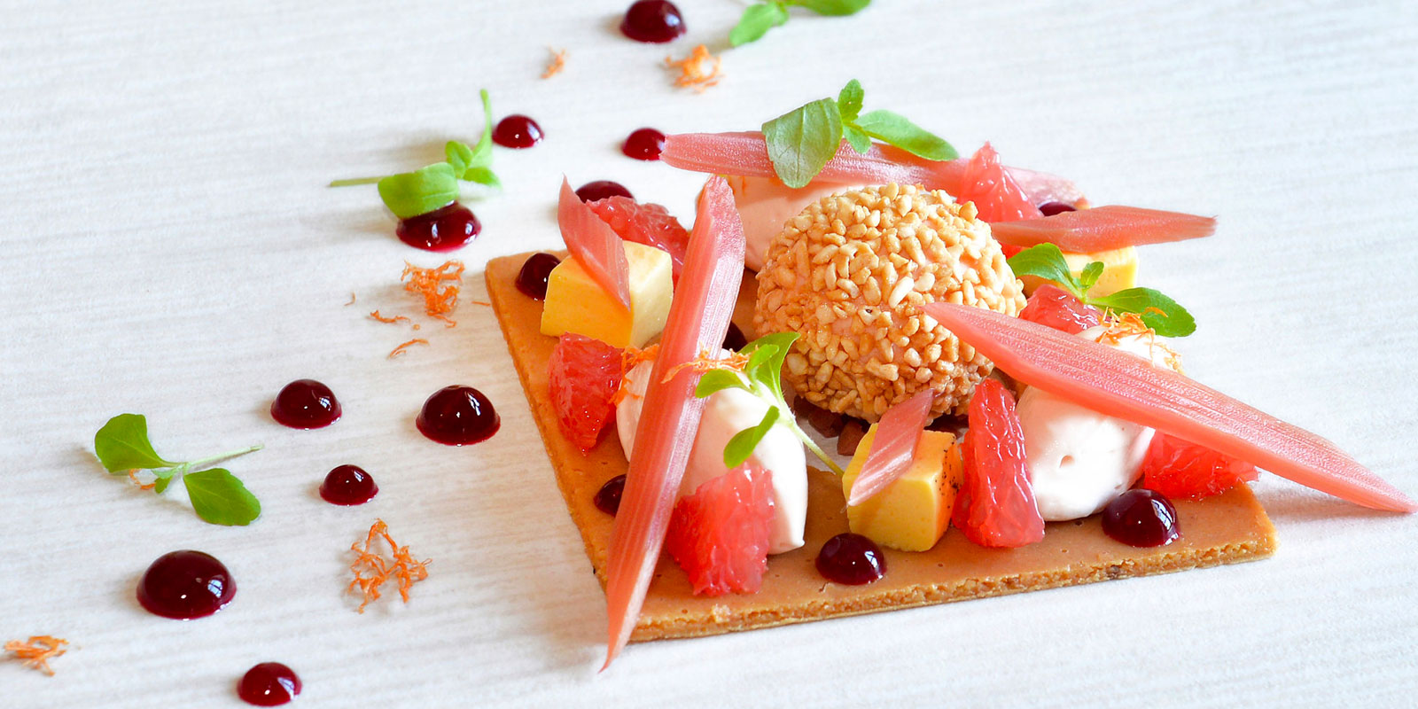 photo dessert restaurant gastronomique toulon